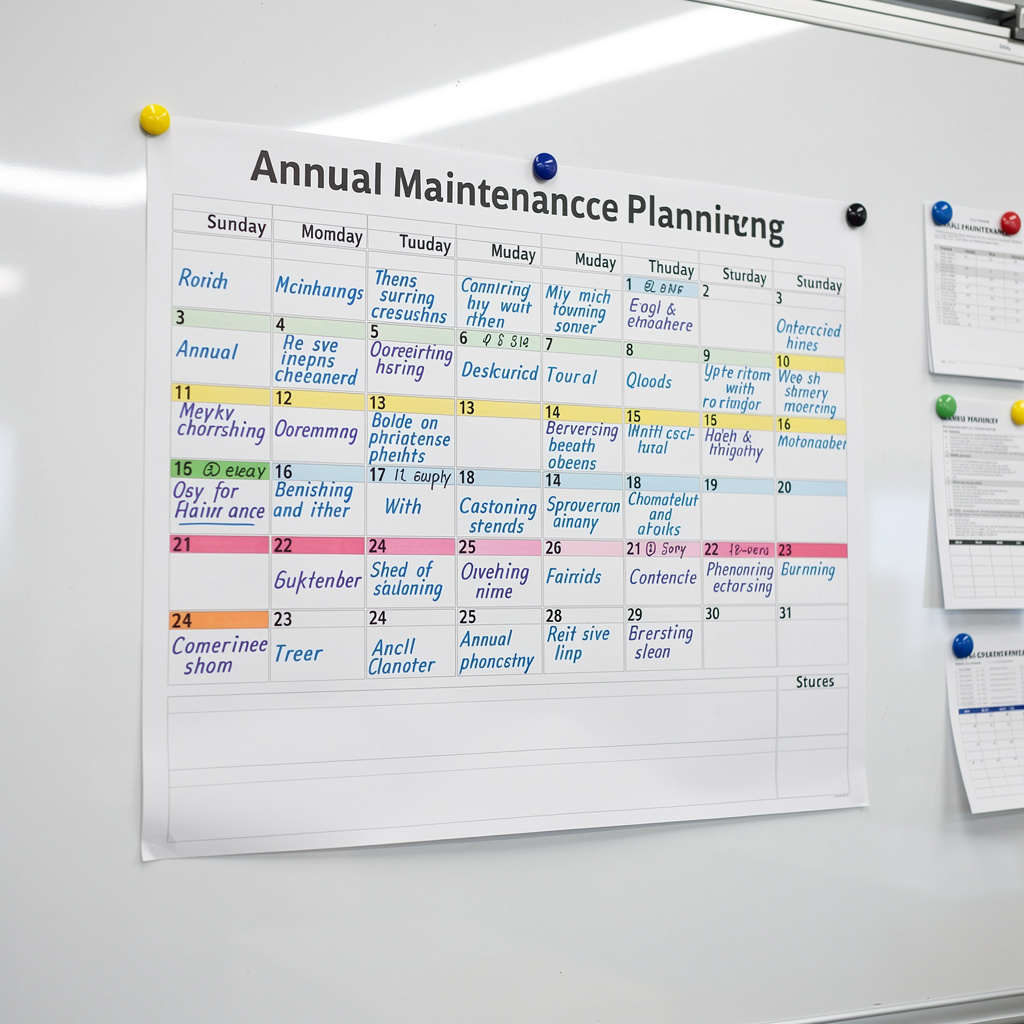 Planning préventif annuel — 142 équipts